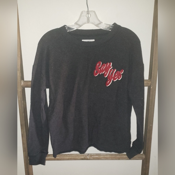 American Eagles Outfitters 'Say Yes' Crewneck Swester Size Small - Picture 10 of 10